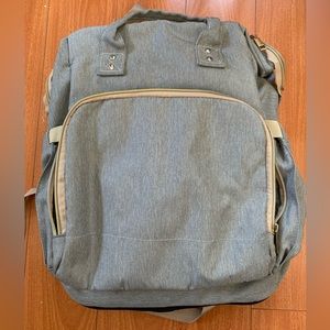 Unbranded diaper bag with bassinet or changing station